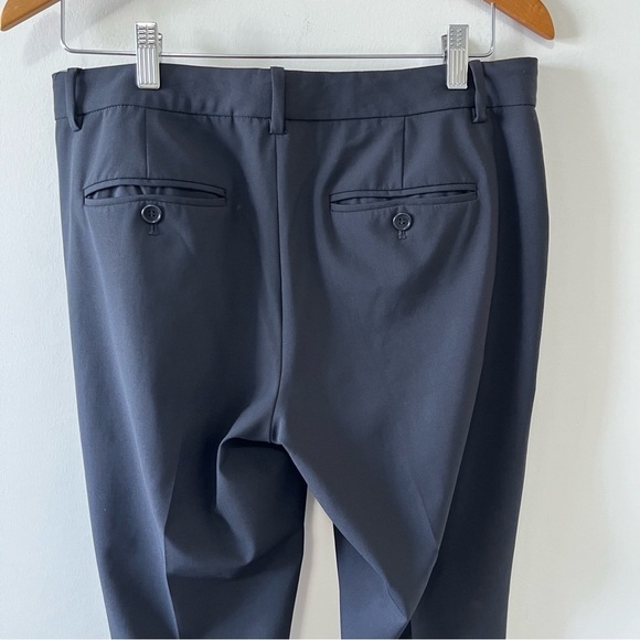 THEORY Testra 2B Stretch Wool Black Pants Size 8 - Picture 7 of 13